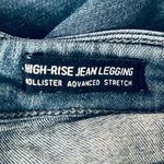 Hollister High Rise Jean Leggings Distressed Jegging Jeans Blue Size 7R, w28 Photo 3
