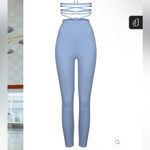 Port de bras Barcelona high waist tie‎ leggings light blue sz small Photo 3