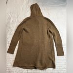 Vince  tan hooded alpaca wool cardigan Photo 1