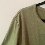 Wilfred Free Forest Green Crewneck Tee T-Shirt Stretch Lounge Women size Medium Photo 2