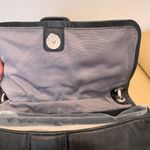 Coach Black Leather Small Baguette Shoulder Purse Flap Leather Parker. Photo 5