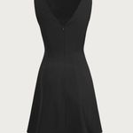 RIHOAS The Black Boat Neck High Waisted Mini Dress 14 Photo 5