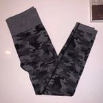 Gym flex Butt Crotch Lift Camo Leggings Black Photo 3