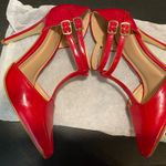 JG Women's Red Pointed Toe Heels Photo 8
