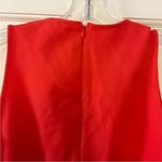 superdown  Skye Mini Dress Red Orange Ruched Sleeveless Plunge Neck S Revolve Photo 8