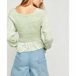 Free People Seafoam Green Free Spirit Pullover Knit Top Photo 1