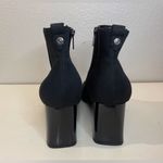 NYDJ  Women's Cheree High Block Heel Fabric Ankle Black‎ Boots Size 10 M Photo 8