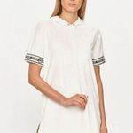 Michael Kors Michael Solid White Terry Hooded Swim Coverup M Photo 0