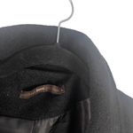 Anthropologie  Hazel Women's Size Large Black Wool Blend Double Breasted Pea Coat Photo 3