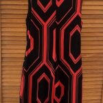 Enfocus Studio Women’s Red and Black Sleeveless Casual Dress Sz 6 Photo 4