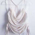 Mustard Seed Sequin Criss Cross Back Tank Top Photo 1