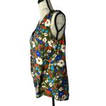 CAbi  Wild Flower Tank Top Sleeveless Womens‎ Small V Neck Floral 3981 Photo 2