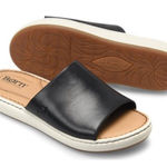 Born Womens 10M‎ Sandal Black 'Jill' Leather Slip Photo 0