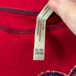 White Stag  Red Crew Neck Top XL Photo 3