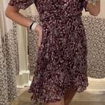 Francesca's Burgundy Wrap Dress Photo 0