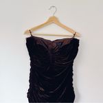 Bardot NEW  Elvira Velvet Maxi Dress in Chocolate Photo 11