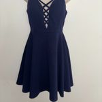 Speechless Elegant Fashion Navy Stretchy Dress Junior Size 5 Excellent Photo 1