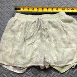 Miami  Light Green Lace‎ Embroidered Comfy Shorts Size S Photo 4
