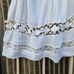 Free People  Costa Brava Mini Tunic Dress White M Photo 6