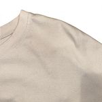 Forever 21 Beige ribbed cropped long sleeve top with button up front Photo 3