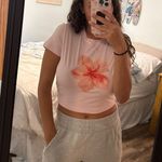 SheIn hibiscus top Photo 2