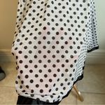 White black polka dot babydoll lingerie size large sequins sheer lace Photo 4