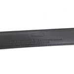 L Genuine Leather Solid Brass Accessories Belt White Photo 2