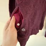 Lululemon  burgundy heathered long sleeve top Photo 4