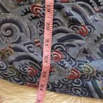 Trixie Chinese Inspired Stretchy Long Sleeve Round Neck Top Black EUC Sz M Scoop Size M Photo 9