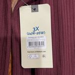 Terra & Sky  Long Sleeve Burgundy Dress Photo 8