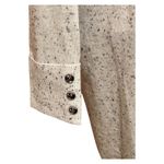 Chloe + Jasmine Speckled Cardigan Sweater 2X Open Front Pockets Gray Photo 3