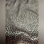 Jade and Jane Leopard Satin Slip Dress Size Large NWT Tan Photo 3