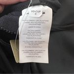 J.Crew NWT  Italian Matte Knotted one piece swimsuit black sz 0 DD cup Photo 2