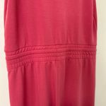 Nike Women’s  Dri-Fit fleece Yoga Pink Sleeveless Jumpsuit with Tie Belt Medium Photo 8