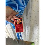 NWT Lee's Fashion Hawaii LLC Hawaiian Wide Short Sleeves Side Self Tie Tunic Top Blue Size 2X Photo 4