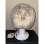 Saint Laurent Vintage YSL Yves  fur bonnet hat with pompoms One Size‎ Photo 4