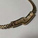 Swavorski Swarovski Swan Signed Black Enamel / Crystal Rhinestone / Gold Tone Necklace Photo 9