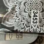 Sibella Mikesell Size M Orange White Gray Tribal Print 3/4 Sleeve Sheath Dress Size M Photo 6