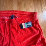 Vilebrequin Terry Cloth Shorts Coral Red Drawstring Waist XL Photo 2