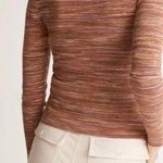 Madewell  Sweater Space Dyed V Neck
Cinched Stretch Size XL New Photo 1