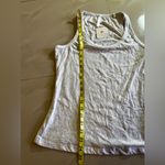 Fabletics  grey  Oatmeal Side Slit Activewear Tank Top Women's Size Large Photo 4