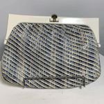 SMco Womens Clutch Purse Evening Bags Classic Blue Size M Photo 6