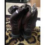 Olivia Miller  Women's Faux Fur Lined Boots Winter Cuffed Size 7 Brown Photo 3
