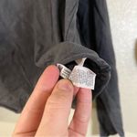 Aerie  Lightweight Long Sleeve Gray Cropped High Neck Shirt Size Small Photo 12