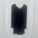 Love Shack Fancy  black Nanita‎ cut-out mini dress size 12 NWT Photo 2