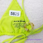 Aila Blue NEW  Free People Soraya Bikini Top, lime green, size‎ XS Photo 7
