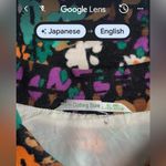 Vintage Japanese Floral Shaket•sz S Black Photo 10