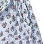 Roller Rabbit  August Dakota Mini Dress Light Blue & Red Batik Print Size Small Photo 9