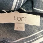 Ann Taylor  LOFT Black White Striped Tie Waist Sleeveless Cami jumpsuit Size 8 Photo 3