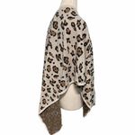 Marcus Adler Oversized Leopard Cheetah‎ Cardigan Poncho Cream Brown One Size Size undefined Photo 10